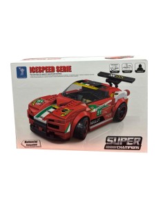 Macchina Rossa da Corsa in mattoncini da costruire, gioco... 2