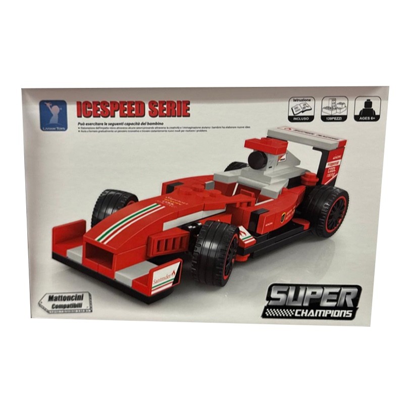 Macchina ICESPEED FORMULA ONE RED in mattoncini...