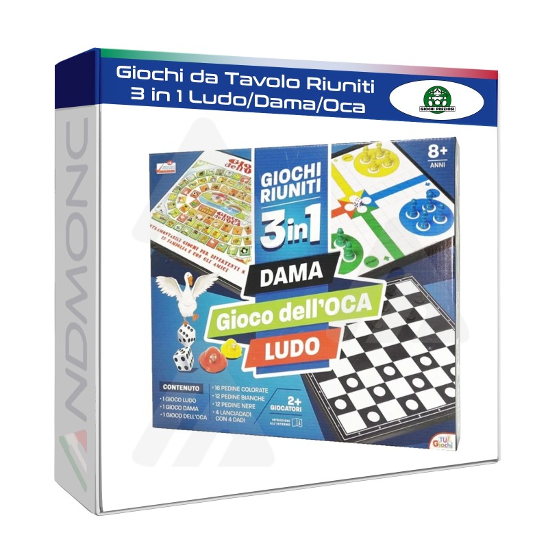 Gioco dell'oca, giochi riuniti 3in1 , gioco da...