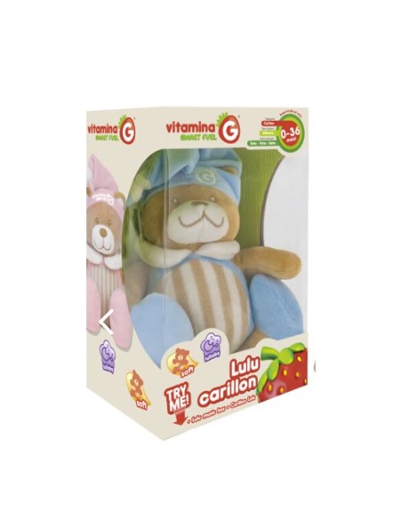 Orsetto Carillon  blu 0+ mesi