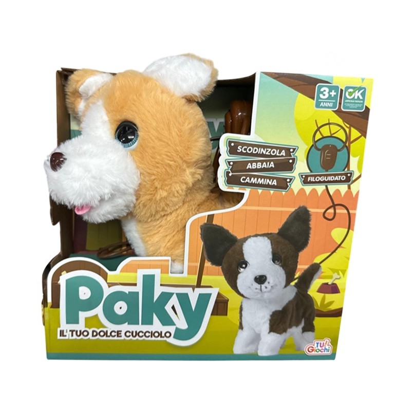 Cagnolino filoguidato Paky , giocattolo bambini