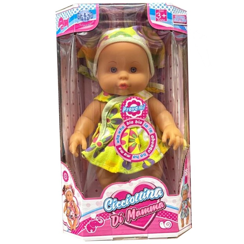 Bambola Cicciottina di mamma giallo