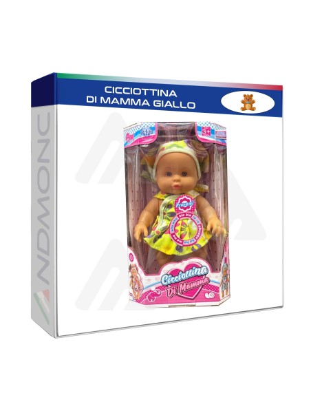Bambola Cicciottina di mamma giallo