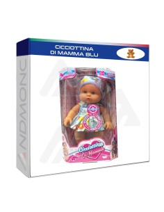 Bambola Cicciottina di mamma blu