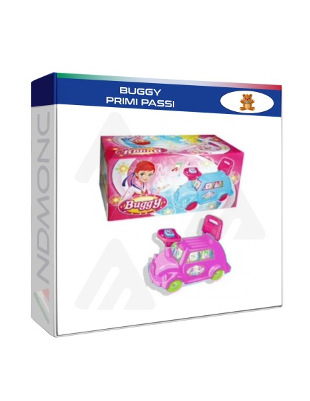 Auto buggy primi passi rosa, 18 mesi +