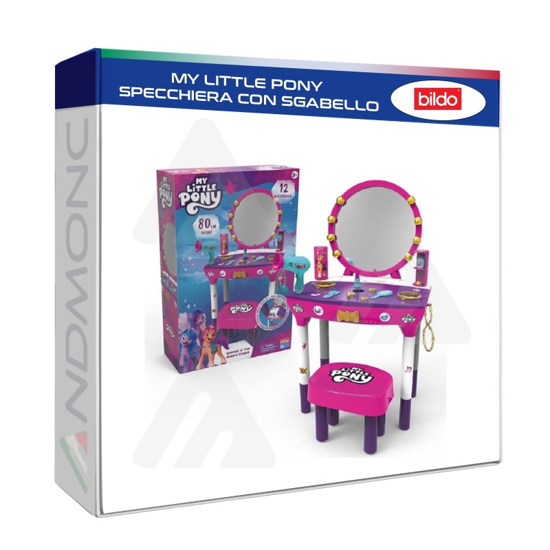 My little Pony specchiera con sgabello, beauty...