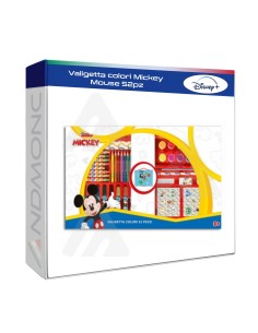 Valigetta colori Mickey Mouse 52pz.