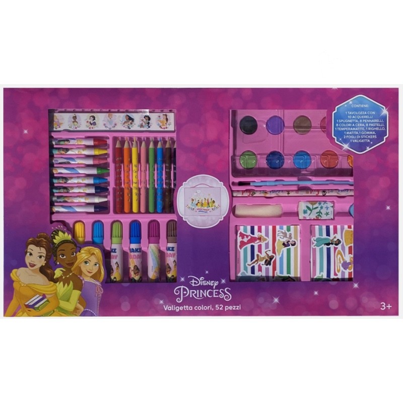 Valigetta colori 52 pz. Principesse