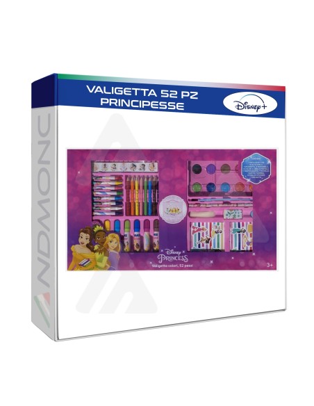 Valigetta colori 52 pz. Principesse