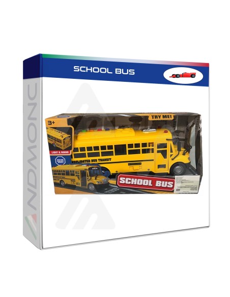 School bus , giocattolo educativo con luci e suon i