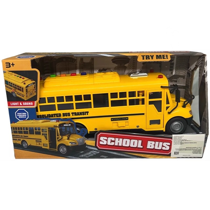 School bus , giocattolo educativo con luci e...