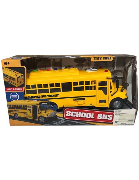 School bus , giocattolo educativo con luci e suon i