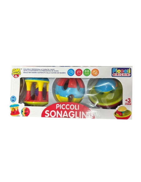 Giocattolo piccoli Sonaglini, alla scoperta dei sensi e la curiosità dei più piccoli