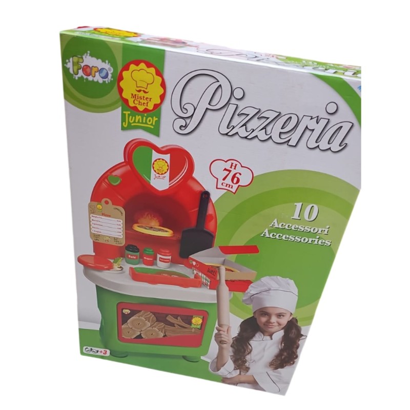 Mister Chef, giocattolo Pizzeria con 10...