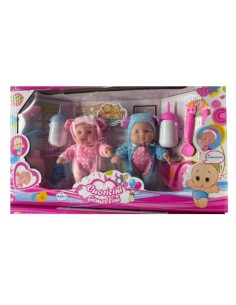 Giocattolo bambole Cuoricini gemellini con Accessori inclusi 2