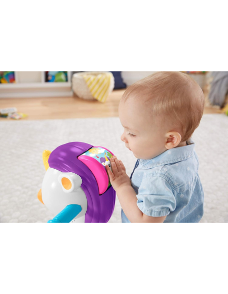 Fisher-Price Unicorno Balade Musicale, giocattolo da passeggio, con suoni e frasi magiche, 12+ mesi