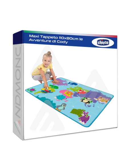 Maxi Tappeto 110x80cm le Avventure di Cody, giocattolo