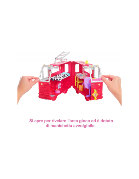 Barbie Chelsea Camion dei Pompieri Con Accessori