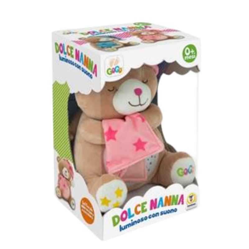 Peluche Orso dolce Nanna - luminoso con suoni,...