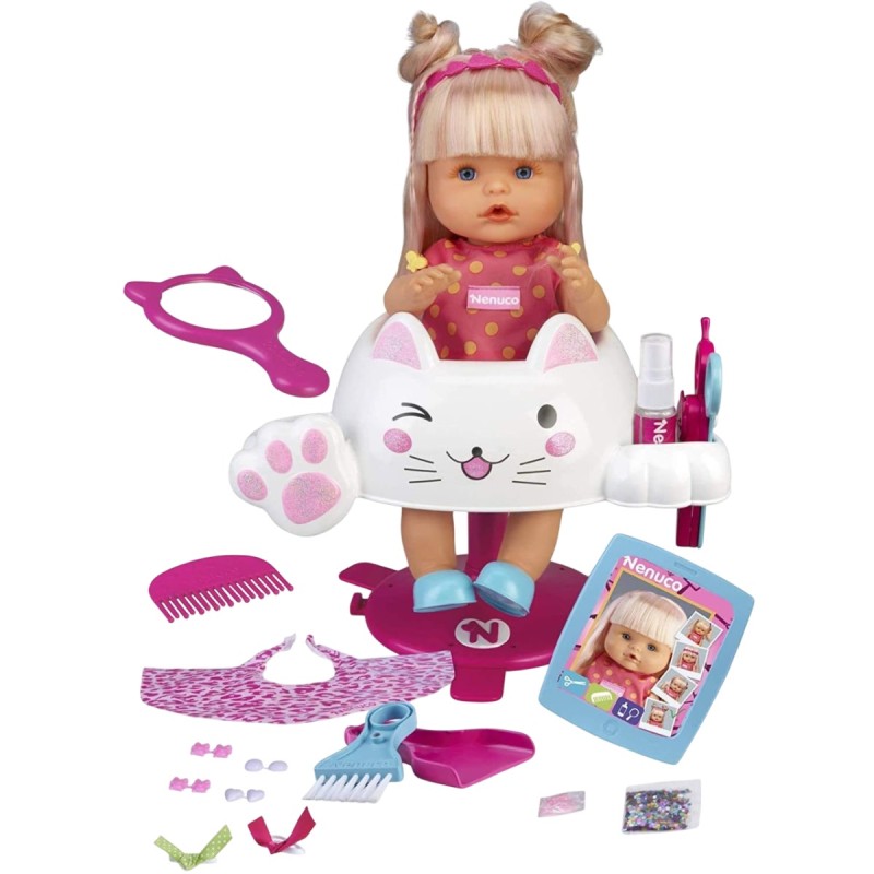 Nenuco Bambola parrucchiera glitter