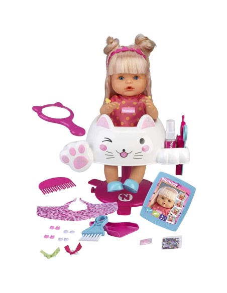 Nenuco Bambola parrucchiera glitter