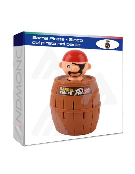 Barrel Pirata - Gioco del Pirata nel barile, gioco da tavolo bambini