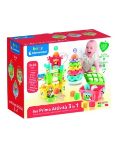 Giocattolo - Set prime attività 3in1 baby Clementoni 2