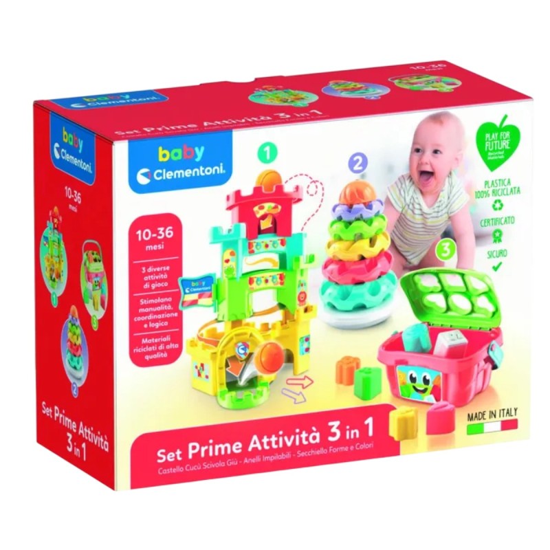 Giocattolo - Set prime attività 3in1 baby...