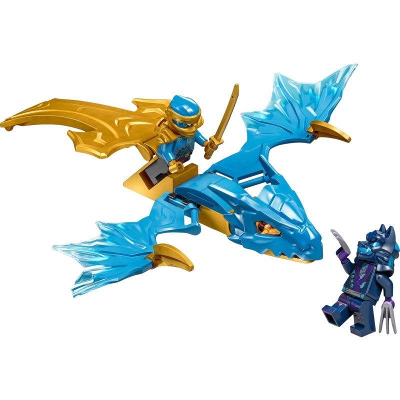 LEGO Ninjago 71802 Attacco del Rising Dragon di...