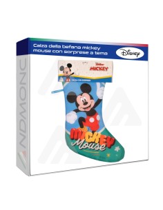 Calza della Befana Mickey Mouse con Sorprese a Tema