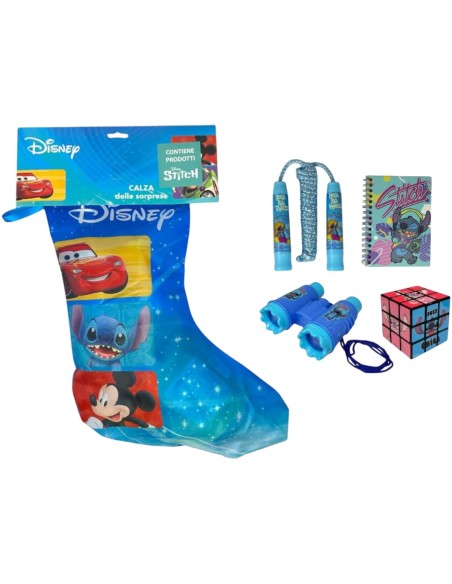 Calza della Befana Disney Stitch con Sorprese a Tema
