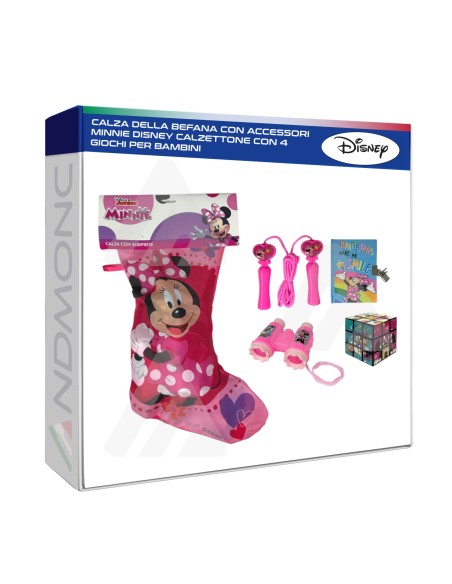 Calza della Befana Minnie con Sorprese a Tema