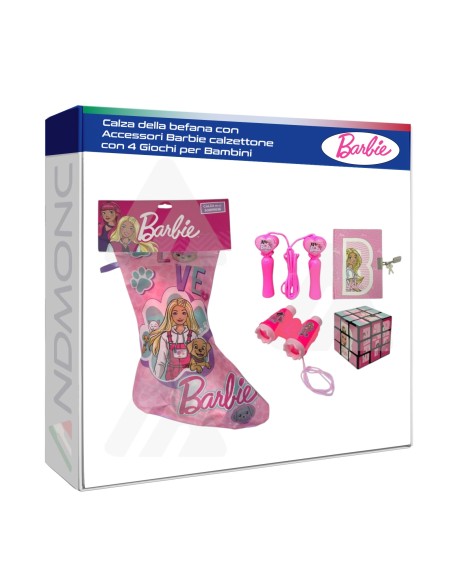 Calza della Befana Barbie con Sorprese a Tema