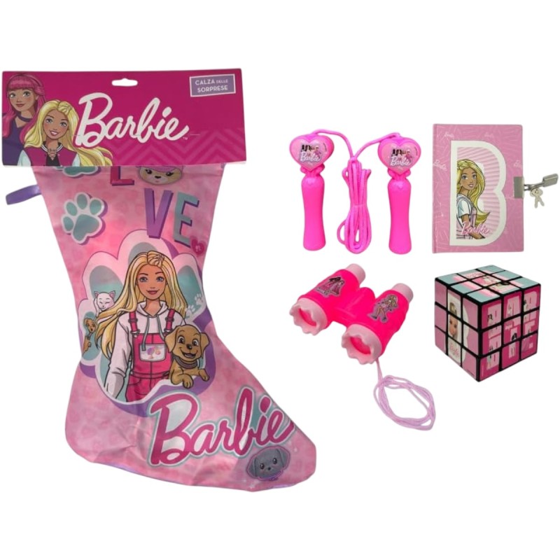 Calza della Befana Barbie con Sorprese a Tema