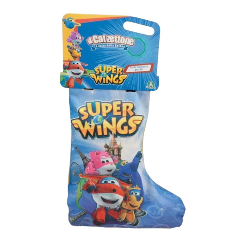 Calza della Befana Super Wings con Sorprese a Tema