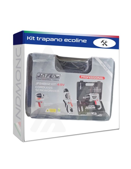 Kit Trapano ecoline con 45 accessori