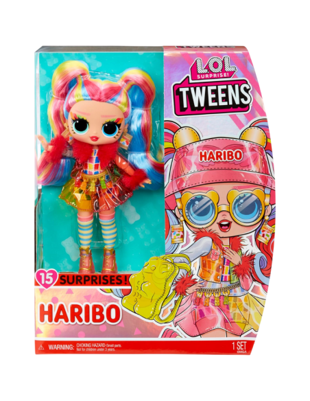 LOL Surprise Tweens Haribo Fashion Doll - Bambola Holly Happy con 15 Sorprese - età 4+