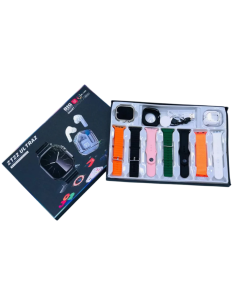 Smart Watch 49mm con 7 Cinturini e Cuffie Wireless Incluse 2