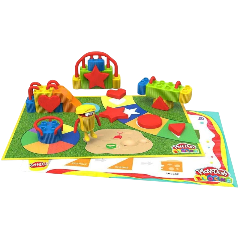 Play Doh Blocks, Set Forme e Colori 27 Pezzi...