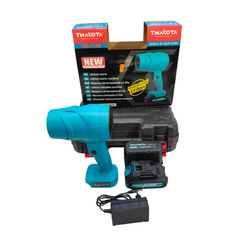 Soffiatore makota mini jet, doppia batteria