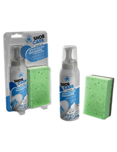 Spray Pulizia Scarpe con Spugna 125ML
