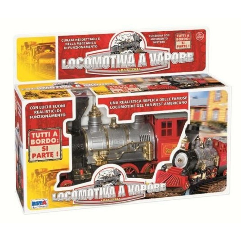 Realistica replica delle locomotive del far...