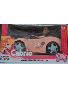 Bambola con macchina Cabrio girls, giocattolo 2