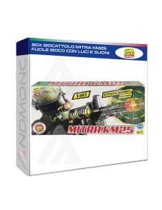 Box Giocattolo Mitra KM25 Fucile Gioco con Luci e Suoni -...