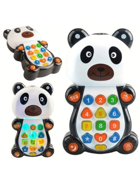 Telefonino giocattolo cucciolotto con luci e suoni per bambini