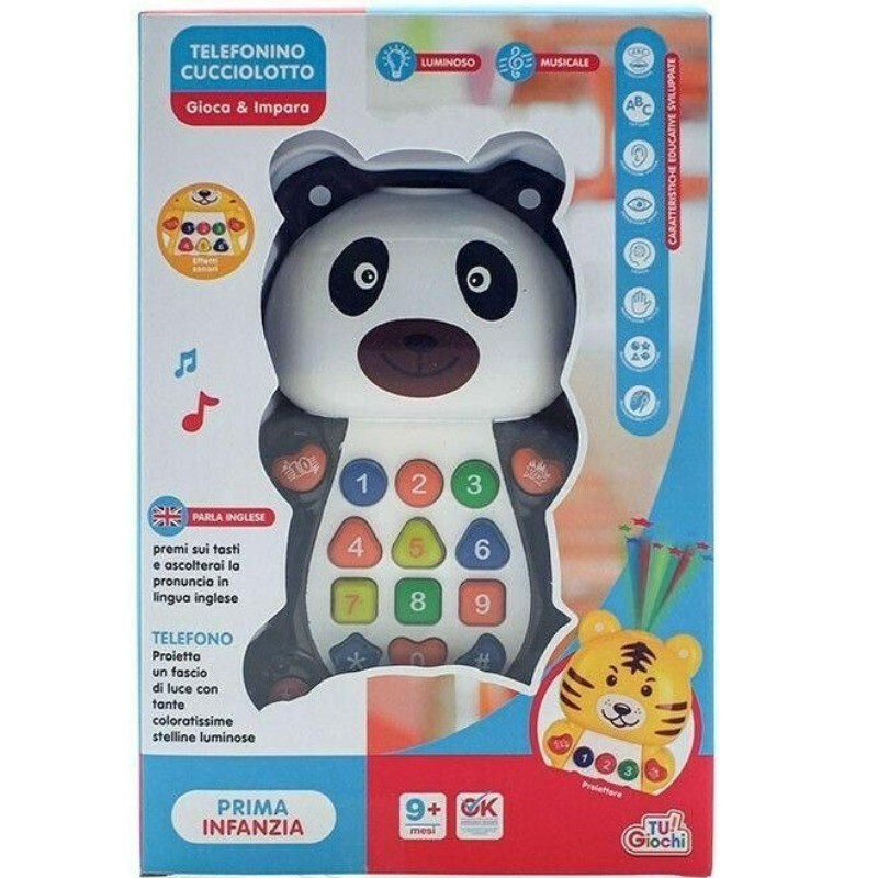 Telefonino giocattolo cucciolotto con luci e...