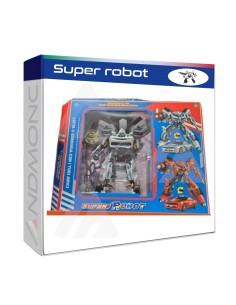 Super Robot giocattolo bambini grigio