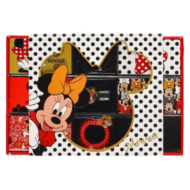Set accessori Capelli Minnie disney, 12 pezzi...