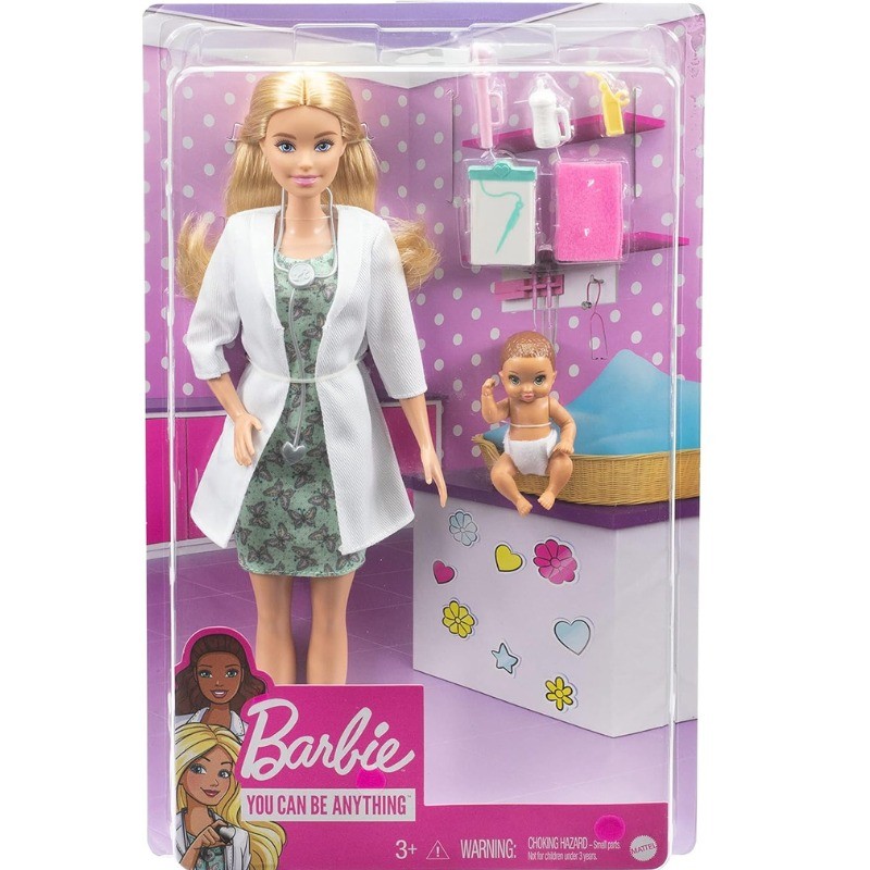 Barbie - Play Set Pediatra con bambola barbie...