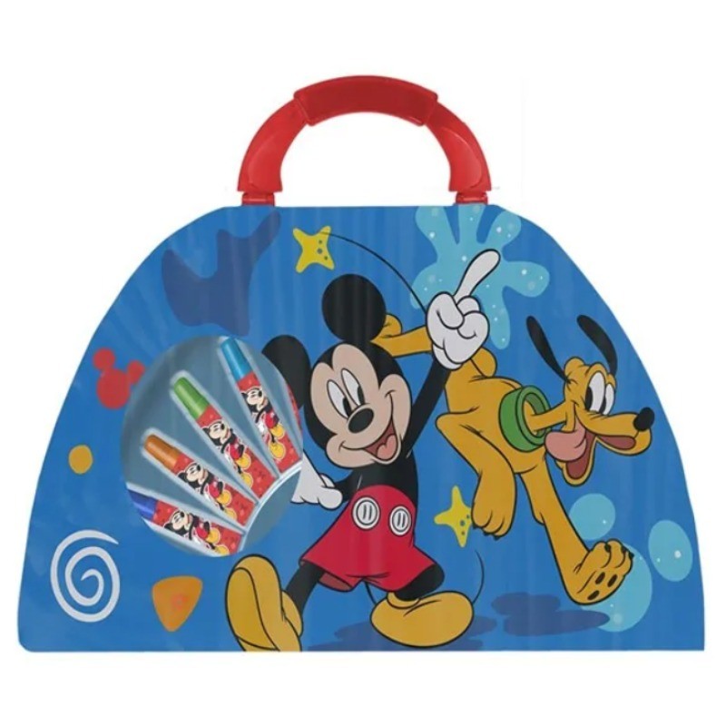 Disney Mickey Valigetta Colori 51 Pcs